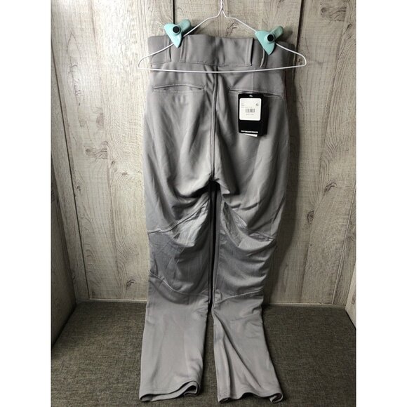 Alleson Athletic Mens Baseball Pants Size Small Red Stripe Open Bottom - Picture 2 of 5